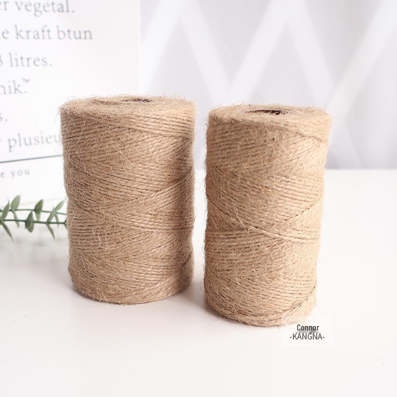 Retro DIY Jute Seil: Dekorative Beleuchtung, Etikettenbindung & Weben