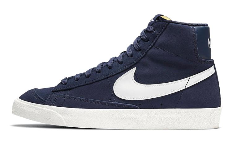 Nike Blazer Mid 77 Navy Suede Women s DB5461-400 37.5
