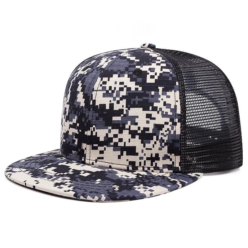 New Fashion Camouflage Vintage Cap for Men Fashion Hip Hop High Quality Net Cap Snapback Outdoors Summer Hat for Women