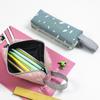 Bojin Korean-Style Canvas Pencil Case - Large Capacity Handheld Bag for Students