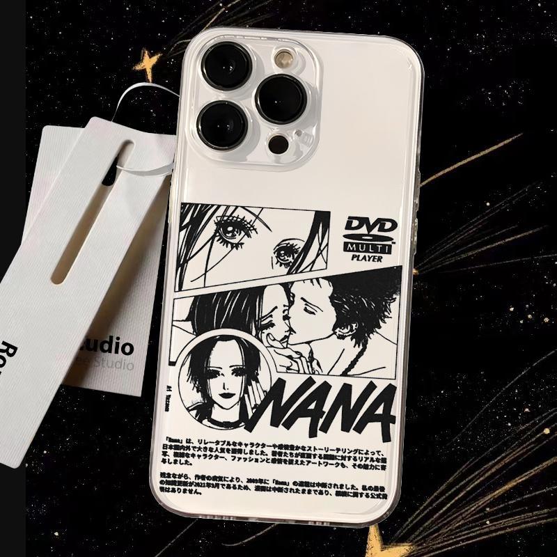 Japan Anime Nana Oosaki Phone Case For iPhone 17 16 15 11 12 14 13 Pro Max Mini X XS XR 7 Plus 17E Air Shockproof Cover Fundas