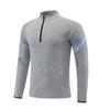 Spring 2024 Men's Half-Zip Long-Sleeve Fitness Sweatshirt for Running and Training