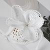 3pcs White Lace Drawstring Gift Bags Jewelry Bags for Wedding Favors Birthday Party Christmas Cookie Candy Snack Packaging Decor