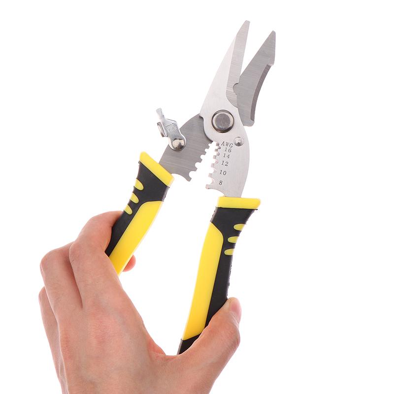 Wire Cutters Crimping Pliers Multi Function Pliers Stripping Pliers Electrician Scissors Hand Tools Electrician Tools Portable