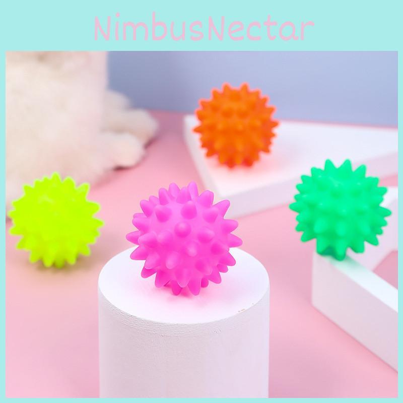 Wholesale Pet Toy 6.5cm Candy-colored Rubber Meteor Ball