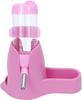 3 in 1 Hamster Hanging Water Bottle 80ml Pet Auto Dispenser with Base for Dwarf Hamster Mouse Rat Hedgehog