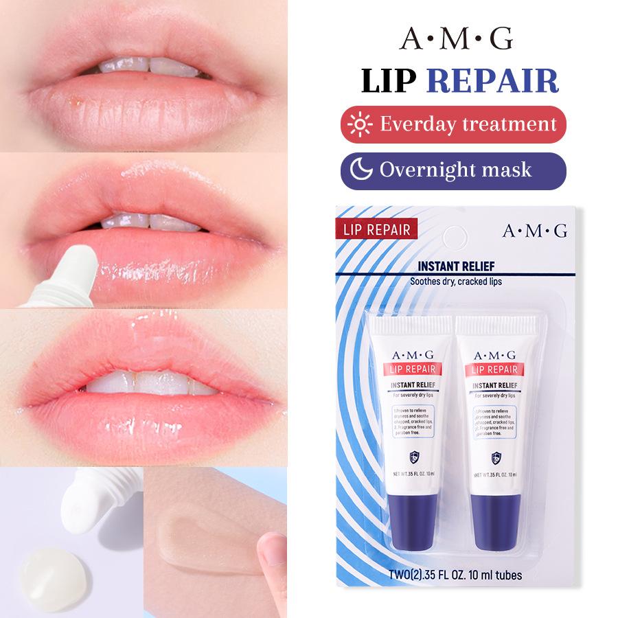 Lippenbalsam 2er-Pack, Feuchtigkeitsspendend für trockene, rissige Lippen, Langanhaltende Pflege, Unisex-Lippenpflege