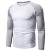 2026 Men's Color Block Long-Sleeve Round Neck T-Shirts