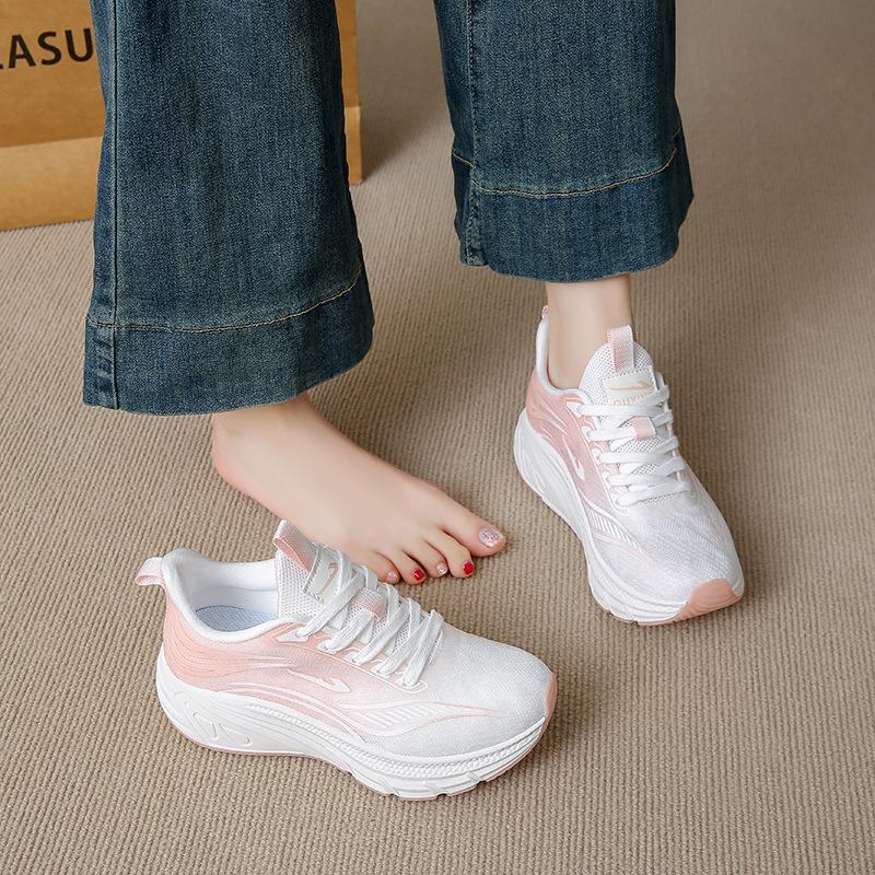 Spring New Breathable Fly-woven Women's Shoes Student Casual Shoes Women's Platform Running Women's Shoes 0