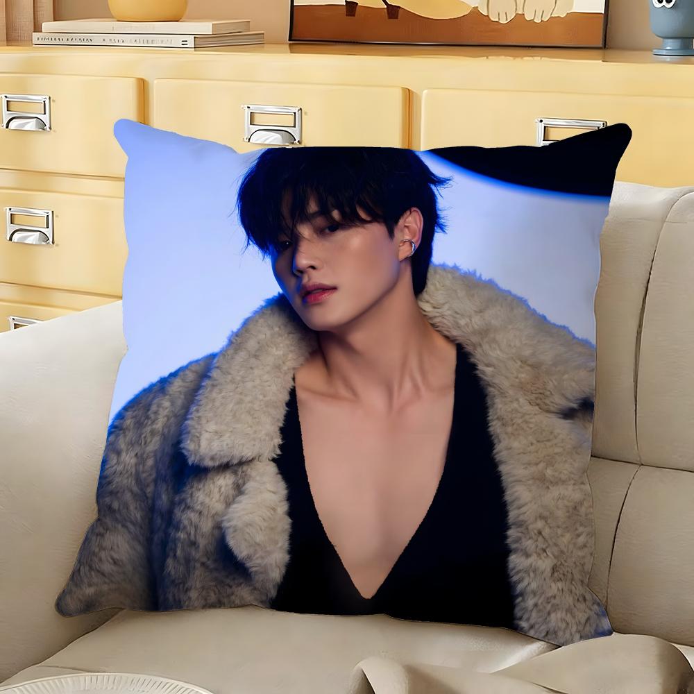 Korean actor SSong KKang Cushion Cover Soft Durable Reversible Pillow Cover Home  Car MultiScene Daily Comfort Pillowcase 30X30cm