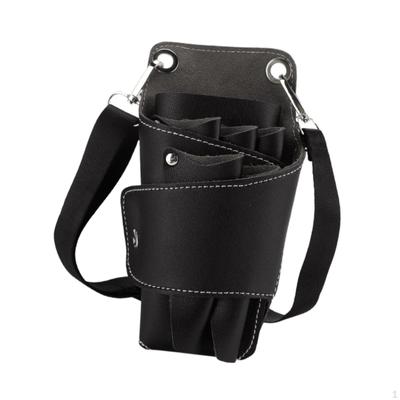 Hairdressing Tool Bag Scissors Backpack Multifunctional Leather with Belt Easy To Clean