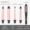 5-in-1 Curling and Straightening Iron with Interchangeable Heads for Big and Water Waves