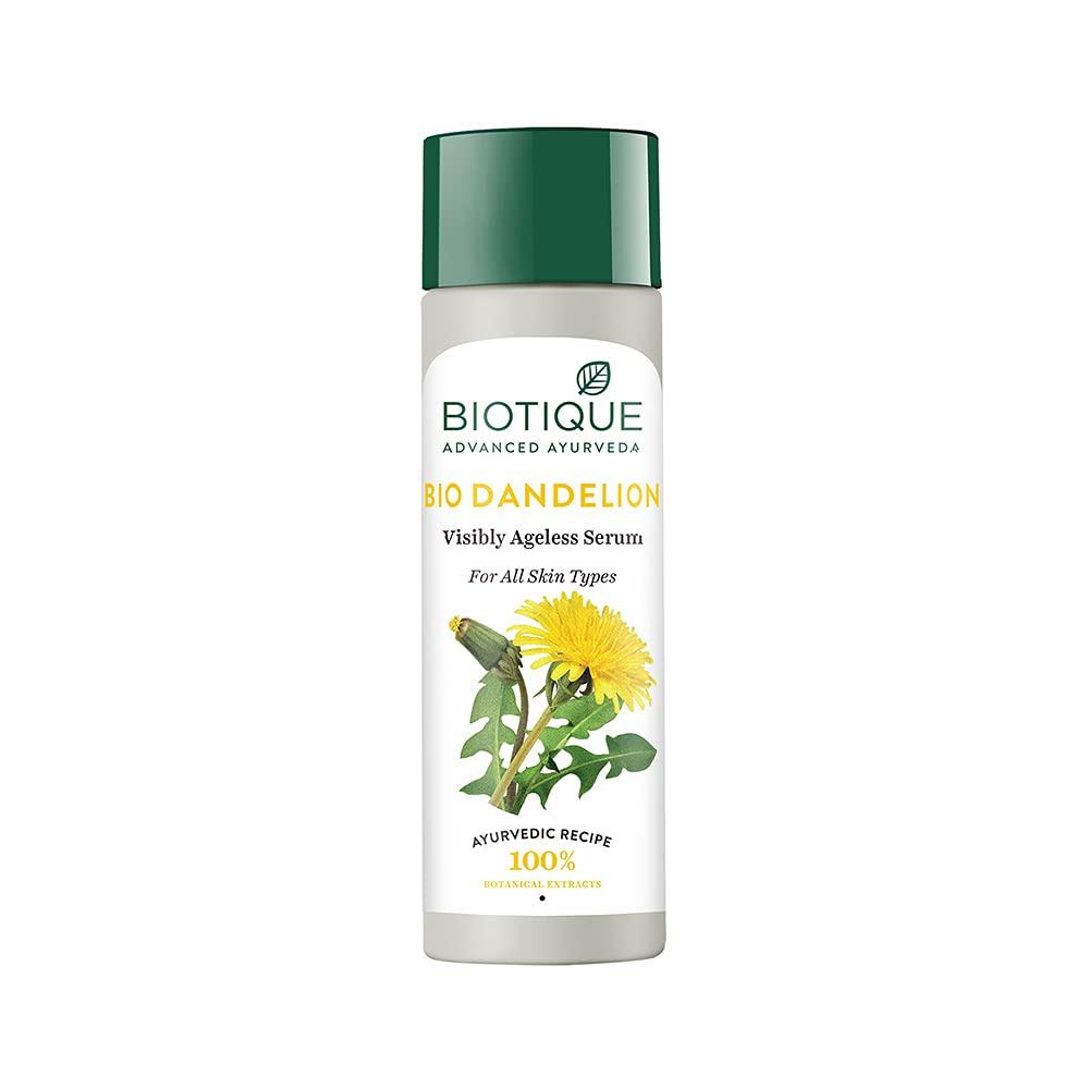 Сыворотка для лица: омолаживающая (190 мл), Bio Dandelion Visibly Ageless Serum, Biotique 32.625