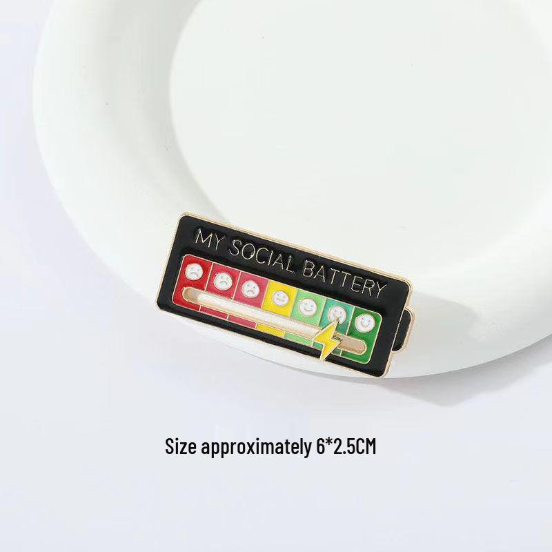 

Bestie’s Bestseller: Sliding Mood Changer Funny Cloud Enamel Pin чёрный