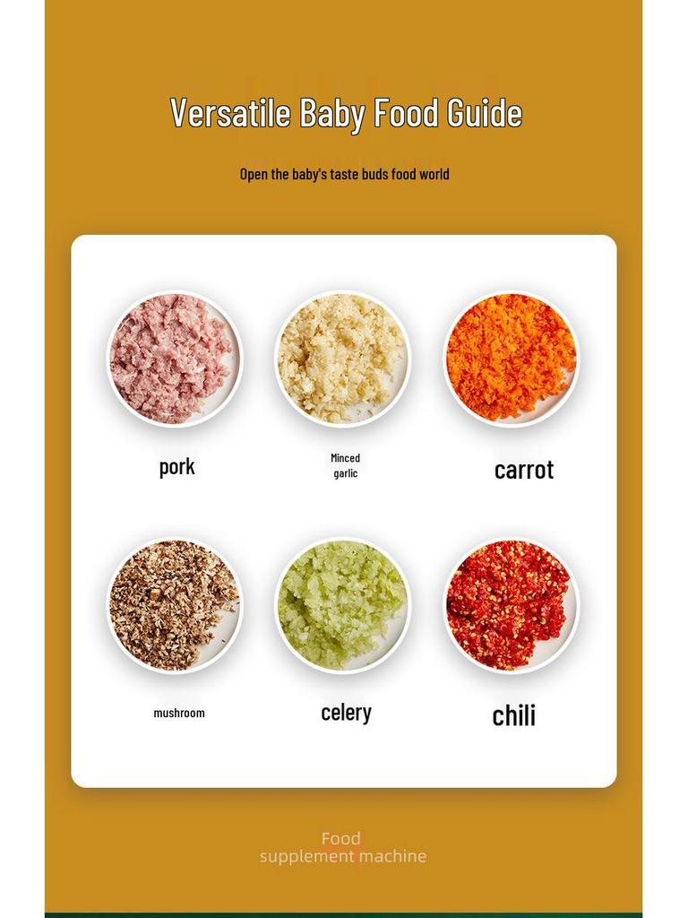 Baby Food Processor: Multi-Functional Grinder & Puree Maker