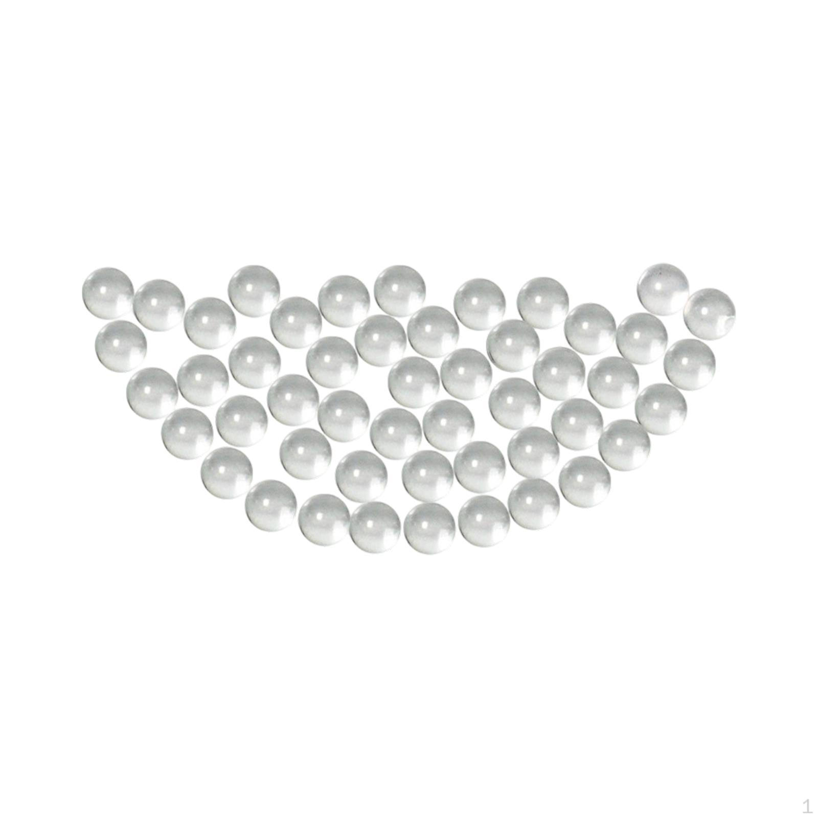 

50x Paint Mixing Balls Glass Beads Round 7mm for Nail Polish Agitator Bottle Shaking Model