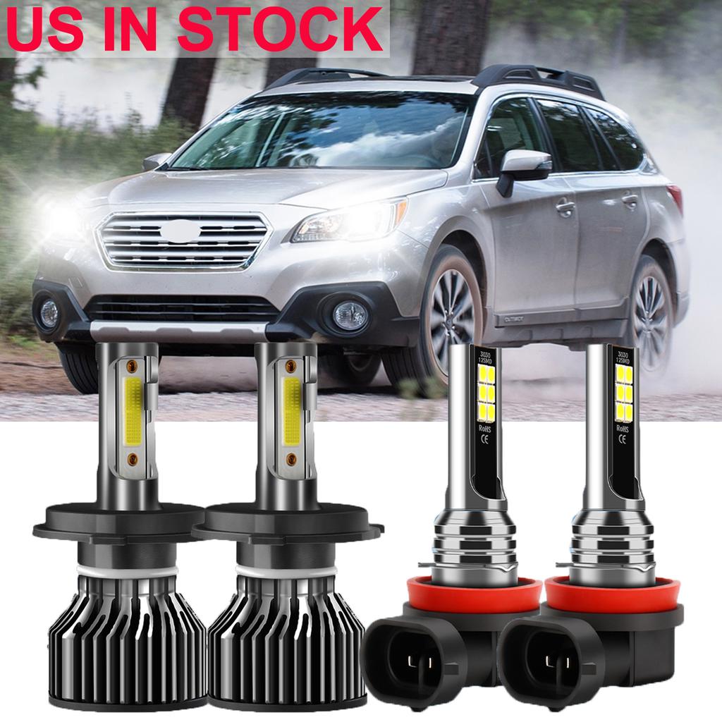 H4 HB2 9003 LED Headlight Conversion Kit High Lo Beam Bulb H11 Fog Light DC12V Auto Headlights
