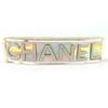 Used Excellent Condition 97P Hologram Prism Logo Barrette Hair Clip Hair Accessory Clear Made In France Women's