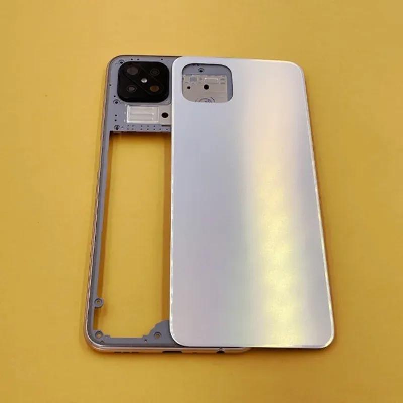 Battery Back Cover For Oppo Reno 4Z 4 Z 5G 92s LCD Front Middle Frame Rear Housing Case with Camera lens Side Keys