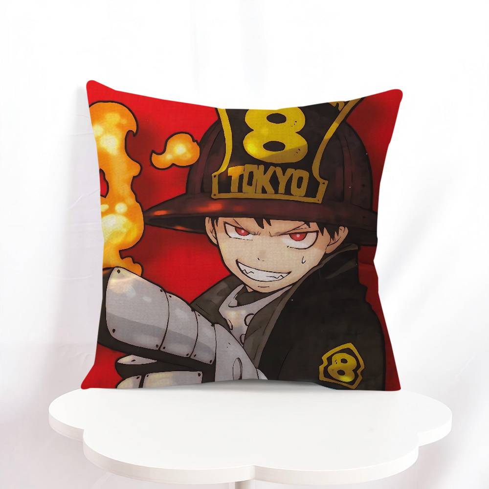 S-Shinra Kusakabe Kissen Geschenke Heim Büro Einrichtung Schlafzimmer Sofa Auto Kissenbezug Hülle 45x45cm