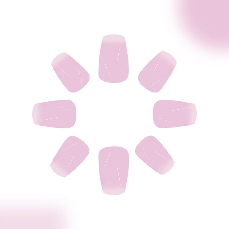 24 Pezzi Rosa Bianco Unghie Artificiali Press On Unghie Medie Lunghe Quadrate Unghie Finte Copertura Totale Unghie da Incollare per Matrimonio