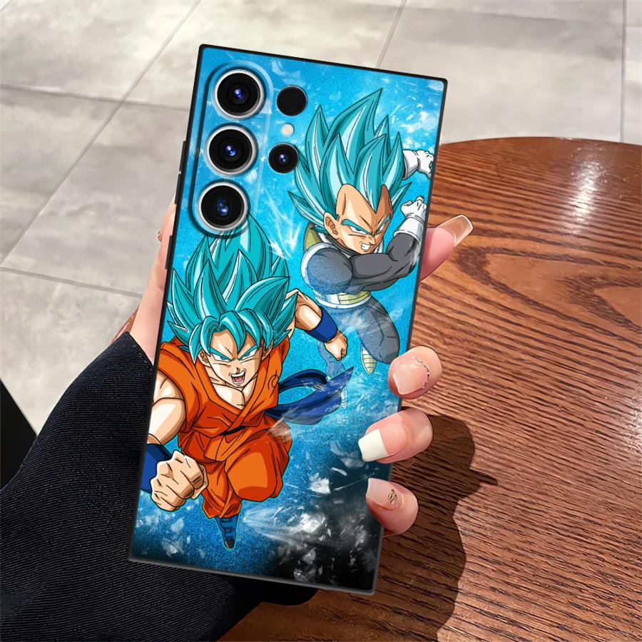 Case for Samsung Galaxy S26 S20 S10 S9 S21 FE Note 20 Ultra 8 9 10 S25 Ultra S23 S24 Plus Funda Phone Cover Dragon Ball Anime