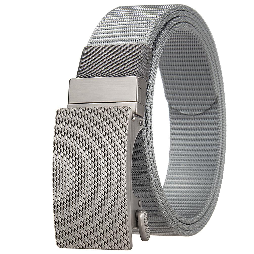 Nylon Braided Belt For Men, Rotating Cloth Belt Buckle Belt Ly36-25948-1