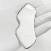 Stainless Steel Lip-Shaped Gua Sha Facial Massager with Teeth