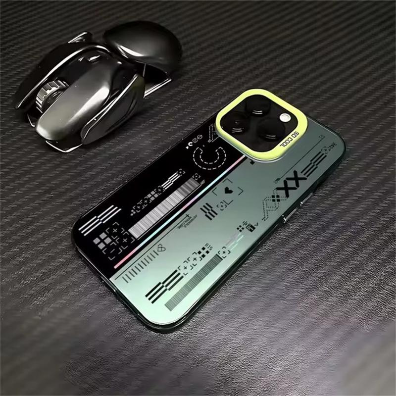 

Модний матовий лазерний чохол для телефону для iPhone 16 Pro Case iPhone 15 14 13 12 11 Pro Max 7 8 Plus X XR XS Протиударний броньований чохол For iPhone 14 Pro