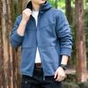 Spring and Autumn Outdoor Fleece Clothing Men's Spring Hooded Cardigan Young and Middle-aged Fleece Jacket Trendy Men's Clothing