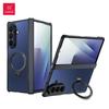XUNDD For Samsung Galaxy Z Fold 7 Case Airbag Shockproof Protective Cases Luxury Phone Cover With 360° Rotatable Magnetic Holder