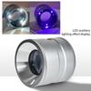 Handlupe 10x Vergrößerungsglaslinse für Schmuck Briefmarkeninspektion Vergrößerungslinse Lupe mit LED-Licht