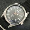 USED HMT JUBILEE HAND-WINDING INDIAN MENS BLACK COLOR DIAL WATCH a432776-2 R113-a432776