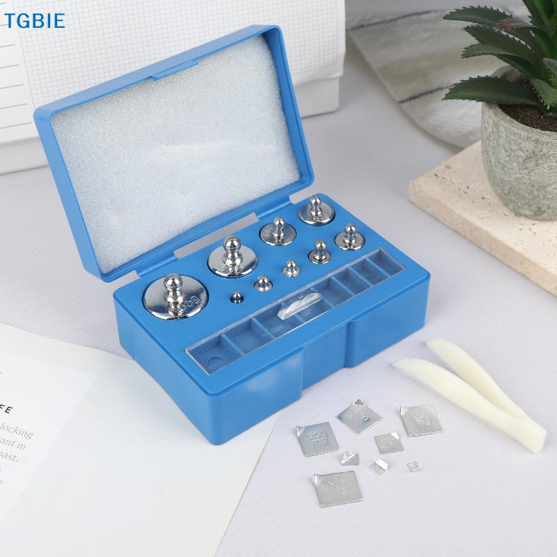 [TL]17Pcs 10mg-100g Precision Digital Scale Calibration Weight Set Weighting Tools 100g 50g 20g 10g 5g 2g 1g 1000mg Tablet Code