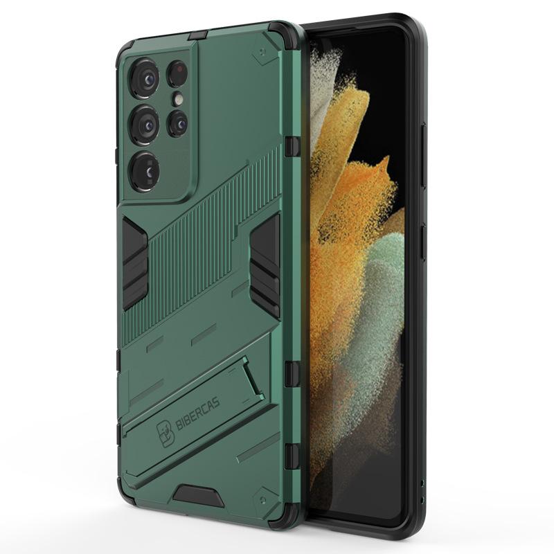 Suitable for Samsung Note20 Ultra Punk Anti Fall Case Samsung S24 Multifunctional Bracket Protection Case