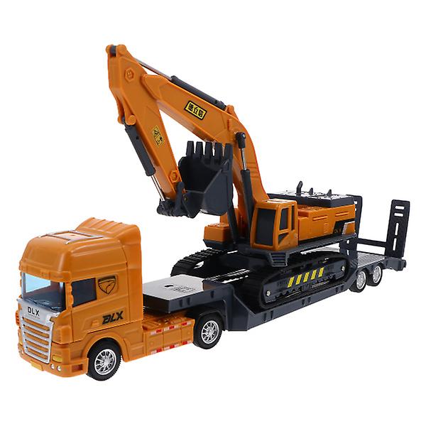 

1 комплект детских игрушек для грузовиков, модели строительных машин, игрушки, инженерные модели, игрушки