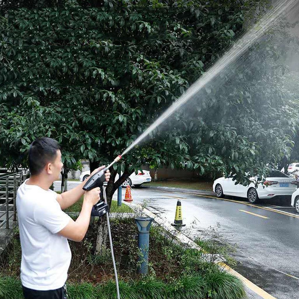 600W Cordless Washer Jet Electric Car Washer Guns High Pressure Cleaner 288VF Foam Nozzle For Car Auto Cleaning
