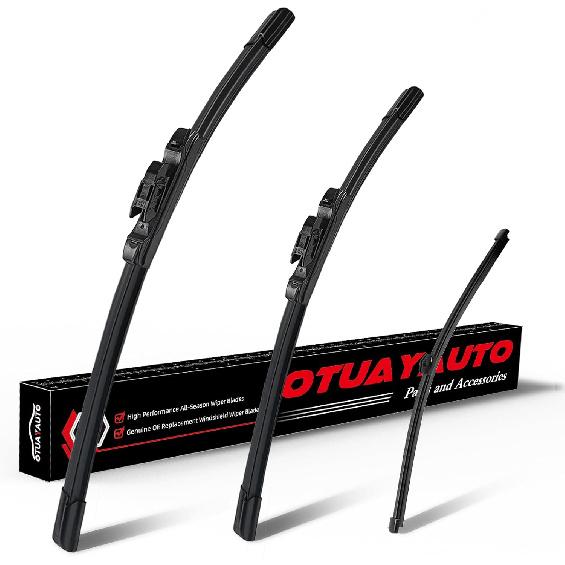 OTUAYAUTO 22"+22" Windshield Wiper Blades Replacement for Chevrolet Silverado 1500 2500 3500 1999-2006 2019-2024 Front Window Wiper Fit Factory