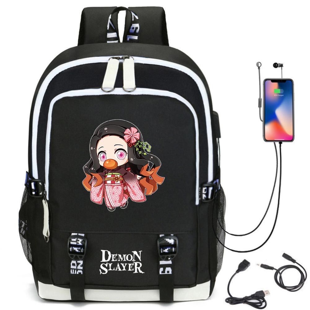 Anime Peripheral Student Large Capacity Backpack Fashion Backpack Computer Bag Oxford Cloth Backpack