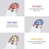 Vibration 45℃ Hot  Microcurrent Face Lifting Device Red Light Facial Wand Eye Massager Tightening Anti Wrinkle Skin Care Beauty