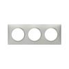 Dooxie 3-Gang Decorative Plate Aluminium