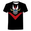 Mazinger Anime Robot 3D Print T-Shirts Men's Short Sleeve O-Neck Casual T Shirt Oversized Street Tees Harajuku Man Tops Clothing
