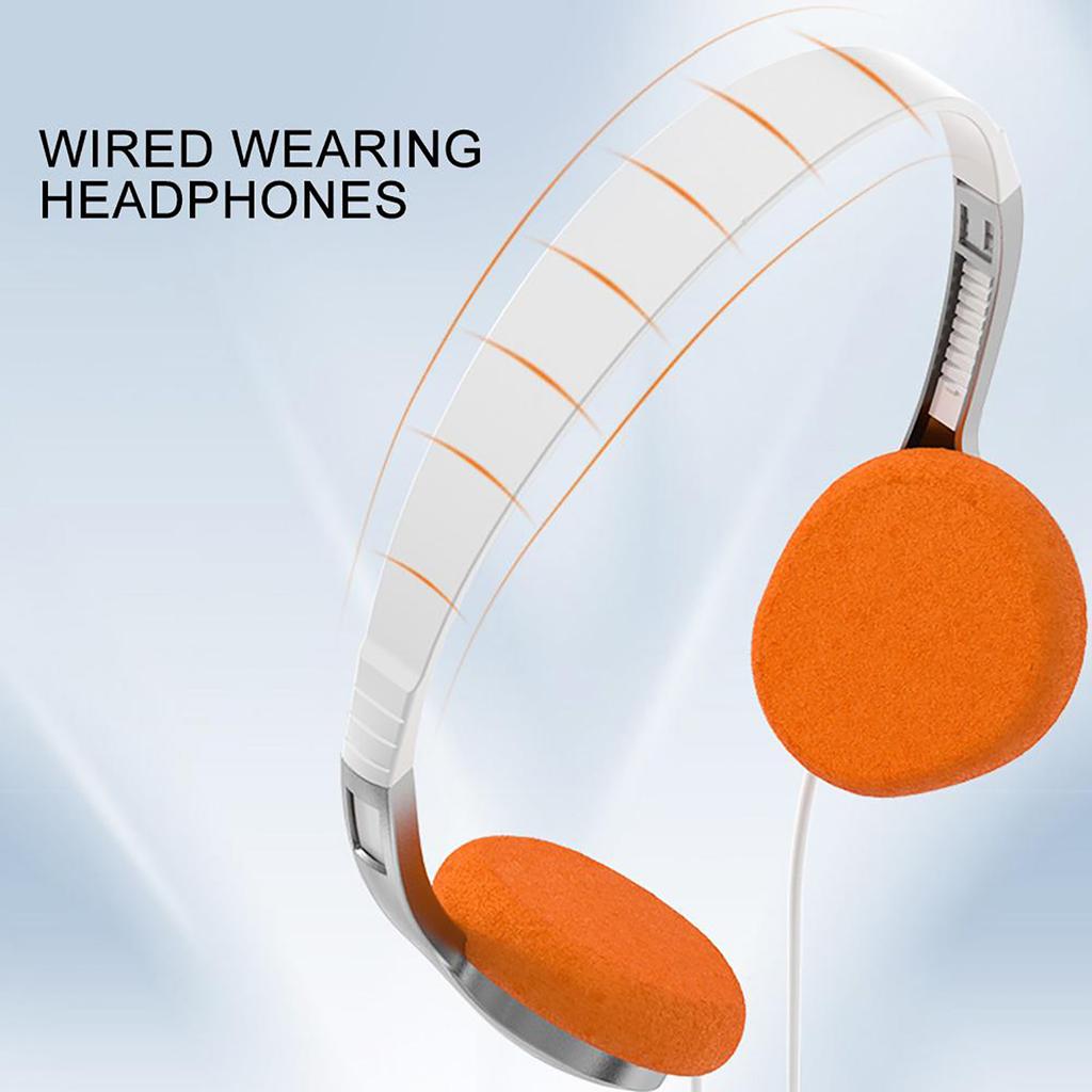 Retro Headset Earphones HIFI Sound Headphone Corded Headsets Noise Reduction Sports Earphone Supports 3.5mmAUX