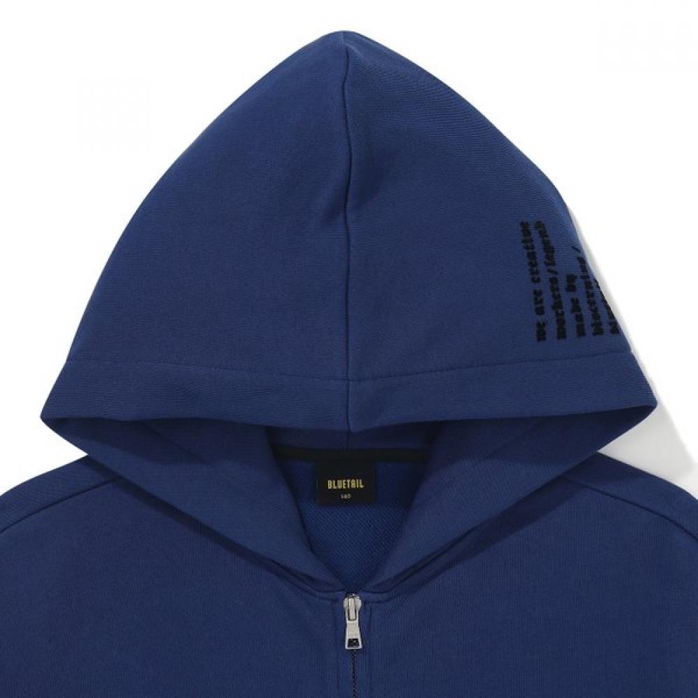 Bluetail Hoodie Color Block Pocket Blue Azg3jp03bu