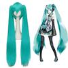 Perücke Haare 110 cm Cosplay Hatsune Miku Vocaloid Anime Manga Seemannskappe