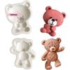 3D Bear Silicone Mold for Cake Baking Chocolate Candy Dessert Fondant Mould Kitchen Pastry Decorating Tools DIY Party Accessory