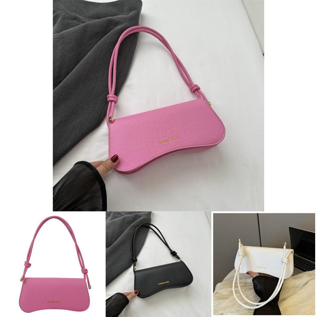 2023 New Autumn Fashion Simple Shoulder Bag Street Style Medium Pu Crossbody Bag