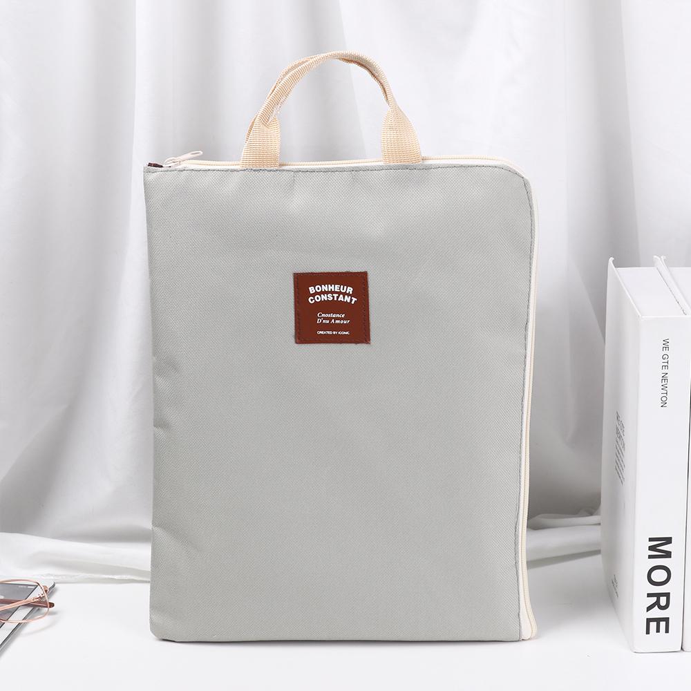 Stationery Zipper Multifunctional Paper Storage Business Briefcase Document Bag A4 File Folder