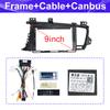 9inch Car Radio Face Frame For Kia K5/Optima 2011-2015 Fascia Stereo Panel Mounting Head Unit Canbus Cable Trim Bezel.