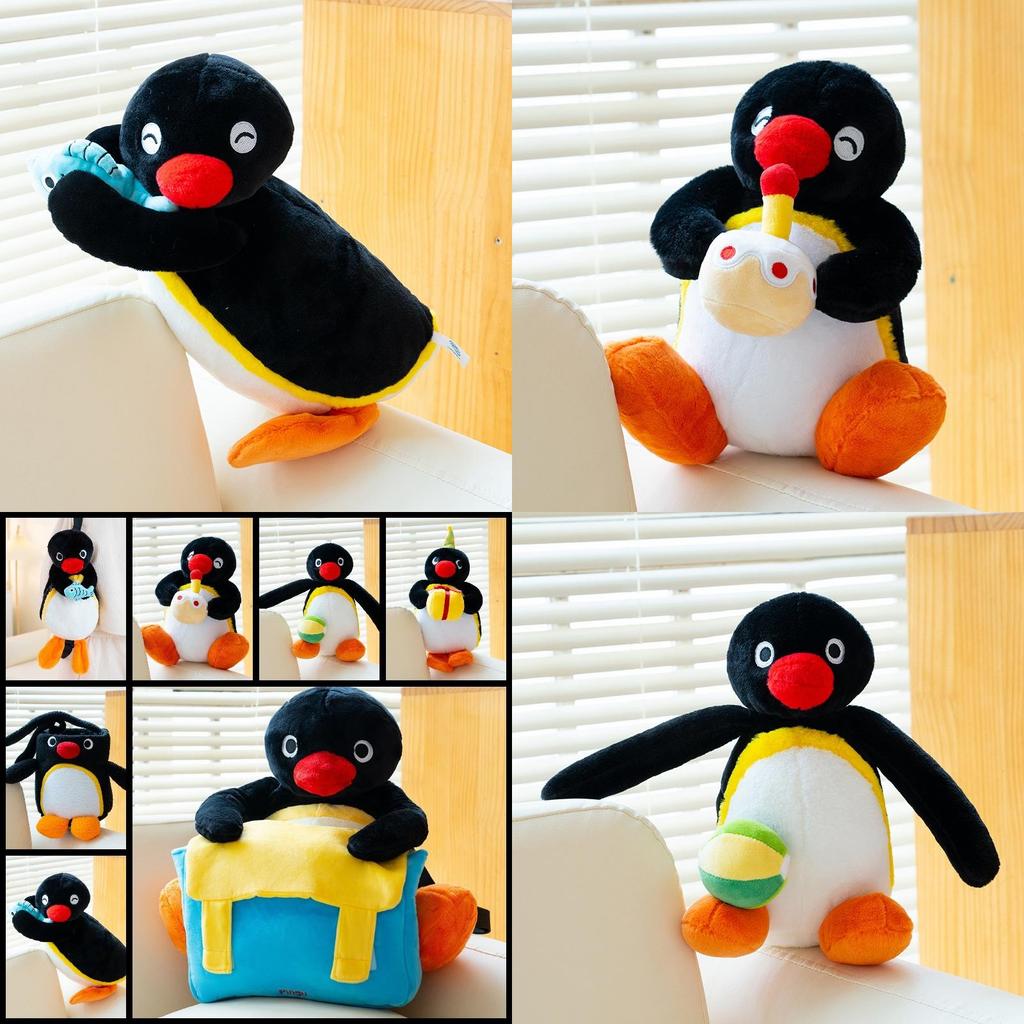 Rozkošný plyšový tučniak Pingu, narodeninová torta, darček, mäkká hračka pre deti a dievčatá